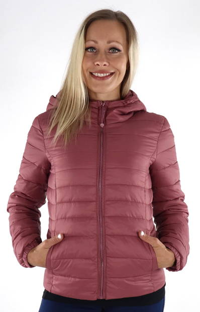 Only naisten Kevyttoppatakki Tahoe rose brown - Naisten kevyttoppatakit - 133990 - 1