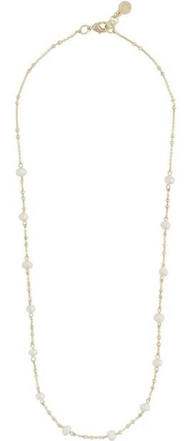 Snö of Sweden Kaulakoru Julie small kulta/valkoinen - Kaulakorut - 136280 - 1