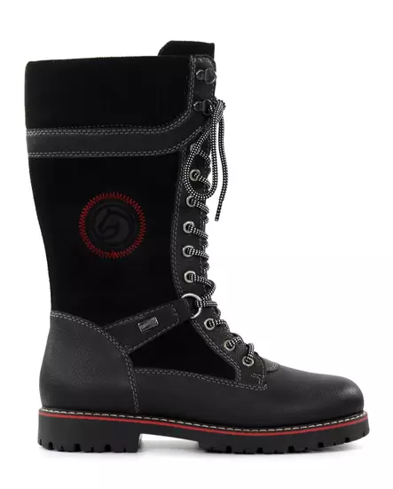 Rieker Remonte naisten nastasaappaat D9380-02 musta - Rieker saappaat - 137220 - 1