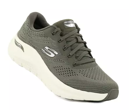 Skechers naisten leveälestiset tennarit 150051W/OLV ARCH FIT 2.0 - BIG LEAGUE vihreä - Skechers tennarit - 138330 - 1