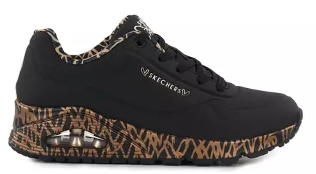 Skechers naisten tennarit 155506/BKRG Uno Loving musta/ruusukulta - Skechers tennarit - 141230 - 2