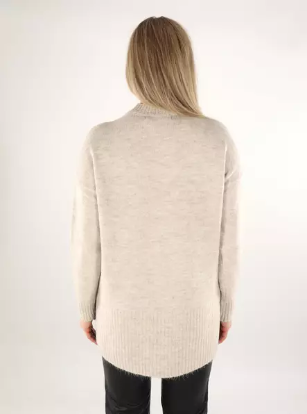 Vero Moda naisten neule Lefile Oversize birch - Naisten neuleet - 137420 - 2