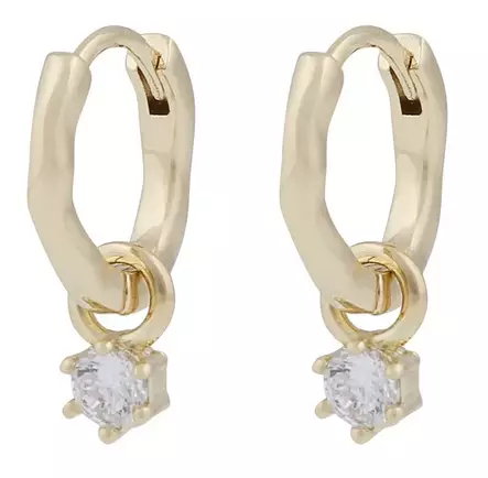 Snö of Sweden Korvakorut Jen small gold/clear - Korvakorut - 137861 - 1