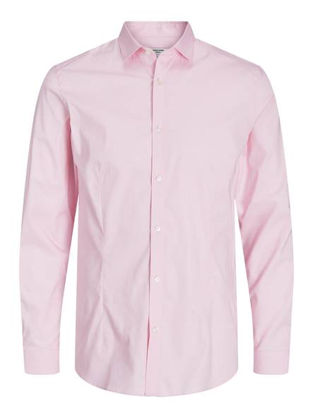 Jack&Jones miesten joustava kauluspaita Parma vaaleanpunainen - Miesten kauluspaidat - 135112 - 1