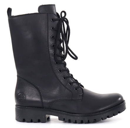 Rieker naisten nahkanilkkurit 78544-00 musta - Rieker nilkkurit - 134092 - 1