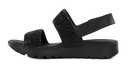 Skechers naisten sandaalit 111531/BBK ARCH FIT FOOTSTEPS - ENCHANT musta - Skechers sandaalit - 138662 - 2