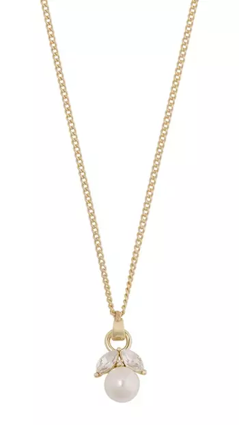 Snö of Sweden Kaulakoru Eira pearl kulta/valkoinen - Kaulakorut - 140022 - 1