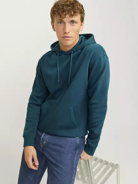 Jack&Jones miesten huppari Star Hood sinivihreä - Miesten hupparit - 136852 - 1