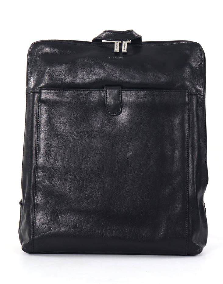 The Monte 6053055 reppu nahkaa musta - Reput - 134832 - 1