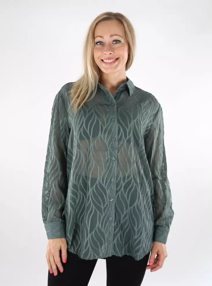 Vero Moda naisten paitapusero Brandy Oversize vihreä - Naisten kauluspaidat ja puserot - 136832 - 1