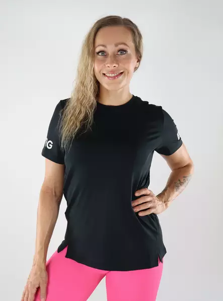 Björn Borg naisten t-paita Borg musta - Naisten T-paidat - 139084 - 1