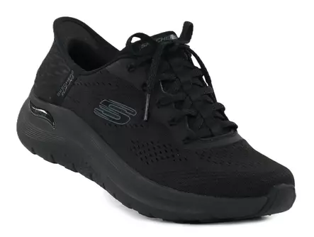Skechers naisten leveälestiset tennarit 150066W/BBK Arch fit musta - Skechers tennarit - 141204 - 1