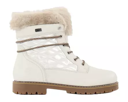 Rieker Remonte naisten nastanilkkurit D9383-80 valkoinen - Rieker nilkkurit - 139185 - 1