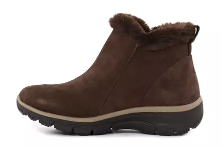 Skechers naisten leveälestiset nilkkurit 168042/CHOC EASY GOING - HIGH ZIP 2 ruskea - Naisten nilkkurit - 139395 - 2