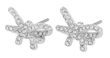 Snö of Sweden Korvakorut Ribbon hopea/kirkas - Korvakorut - 140026 - 2