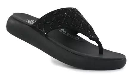 Skechers naisten varvassandaalit 164197/BBK musta - Skechers sandaalit - 141276 - 1