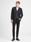 Jack & Jones joustava bleiseri Slim fit Solaris musta - Miesten puvut - 123406 - 1
