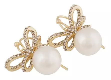 Snö of Sweden Korvakorut Ribbon kulta/kirkas - Korvakorut - 140027 - 2