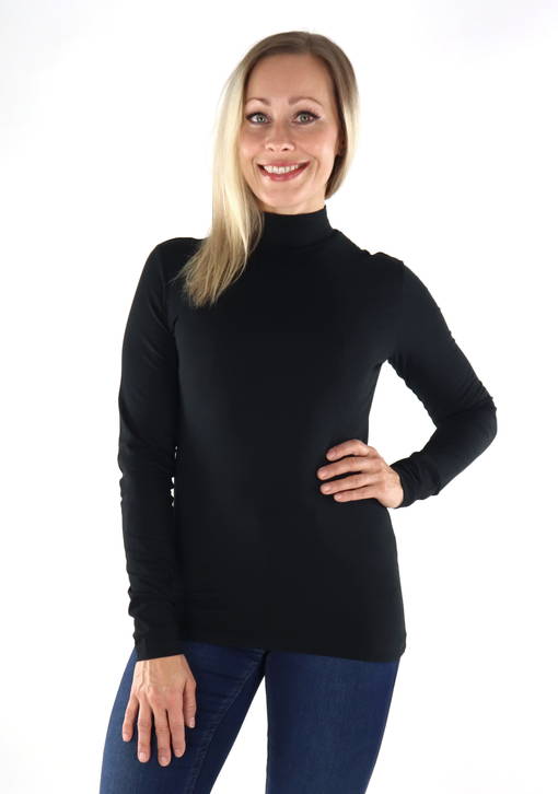 Turtleneck svart outlet