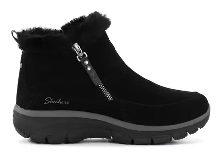 Skechers naisten nilkkurit 167862/BLK EASY GOING - COOL ZIP! musta - Naisten nilkkurit - 137038 - 1