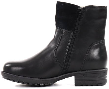 Ilves dam läder stövletter, bred XXL-läst, friktionssula 8356 svart - Stövletter och kängor för damer - 132399 - 2