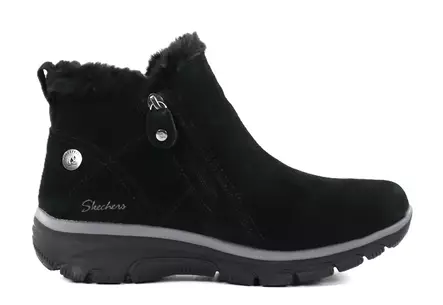 Skechers naisten leveälestiset nilkkurit 168042/BBK EASY GOING - HIGH ZIP 2 musta - Naisten nilkkurit - 139259 - 2