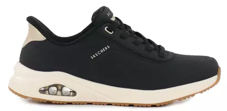 Skechers naisten holvikaarituetut tennarit Uno 190177/BLK musta - Skechers tennarit - 141439 - 1